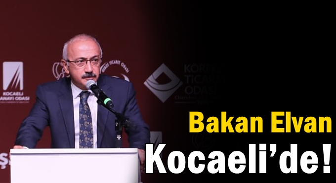 Bakan Elvan Kocaeli’de!