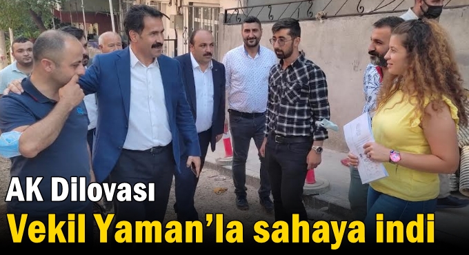 AK Dilovası Vekil Yaman’la sahaya indi