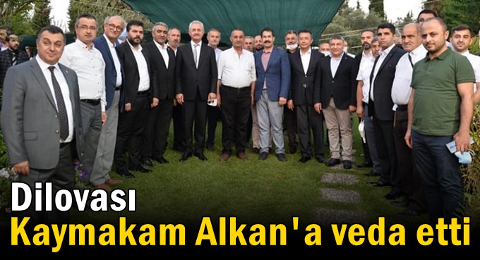 Dilovası, Kaymakam Alkan’a veda etti