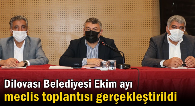 Dilovası Belediyesi Ekim ayı meclis toplantısı gerçekleştirildi