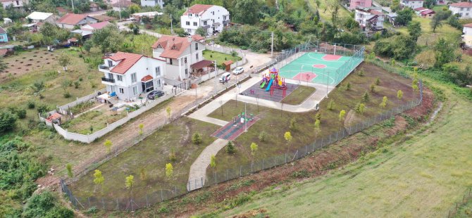 Kartepe Çepni Mahalle parkında sona doğru