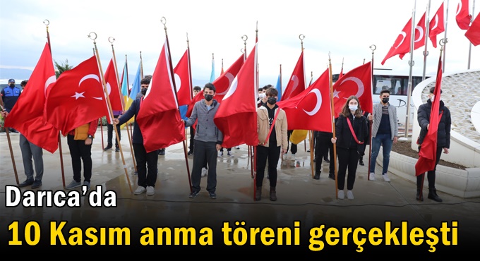 Darıca’da 10 Kasım anma töreni gerçekleşti