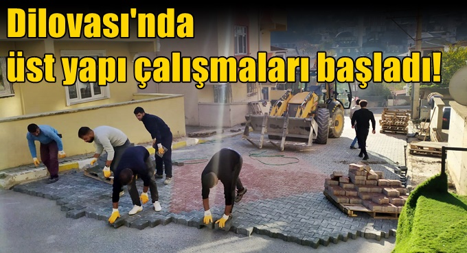 Dilovası'nda üst yapı çalışmaları başladı