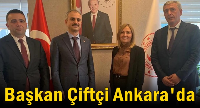 Çiftçi Ankara’da mekik dokudu!