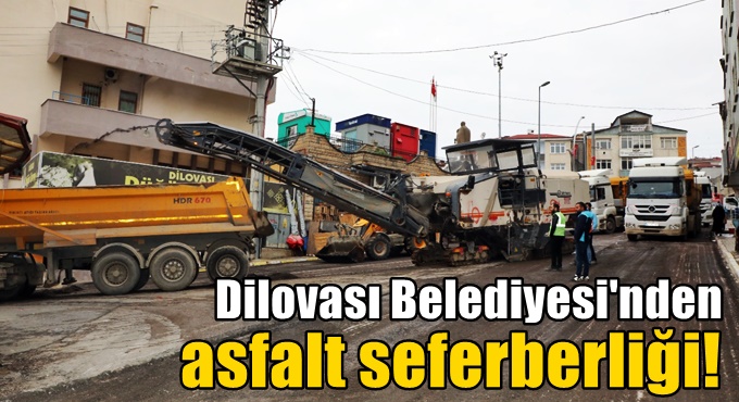 Dilovası Belediyesi’nden asfalt seferberliği