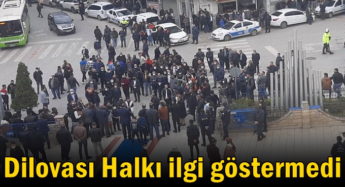 Dilovası Halkı İlgi Göstermedi