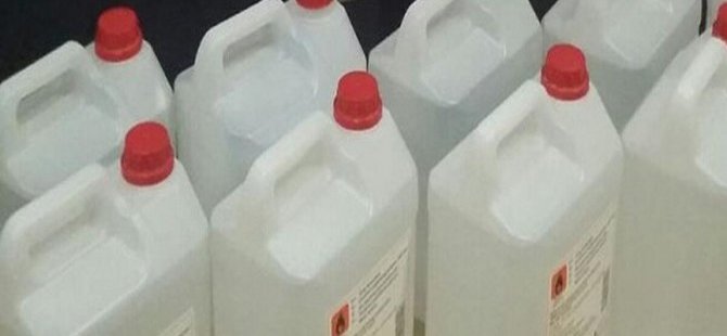 Kocaeli'de 520 litre etil alkol ele geçirildi!