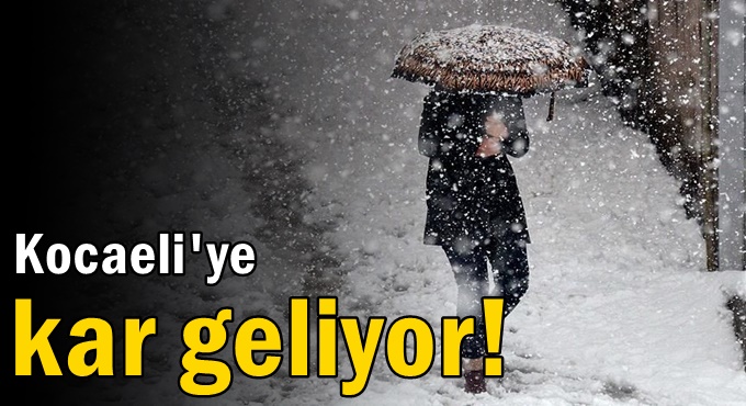 Kocaeli'ye yeniden kar geliyor!