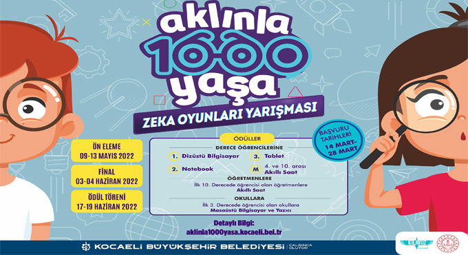 ‘’Aklınla 1000 Yaşa’’ zekâ oyunları yarışması