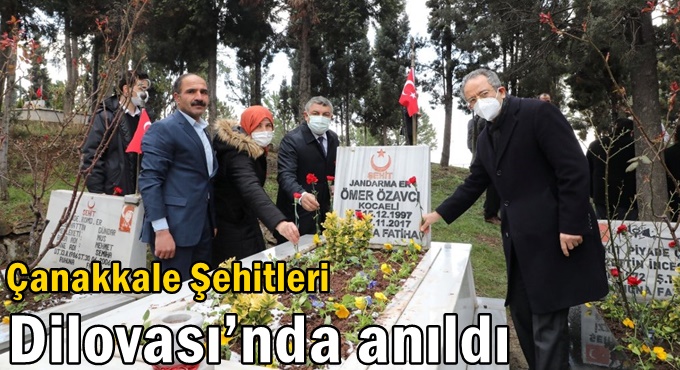 Çanakkale Şehitleri Dilovası’nda anıldı