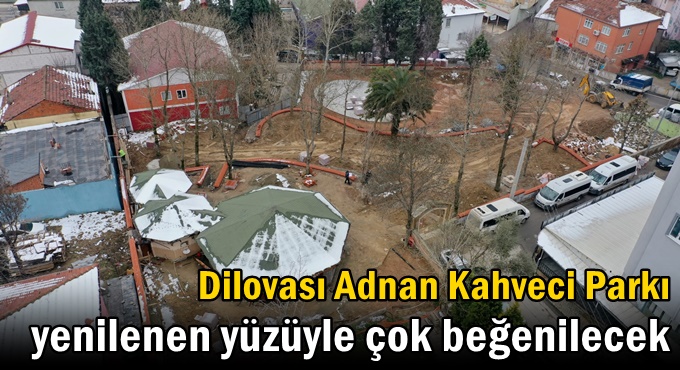 Dilovası Adnan Kahveci Parkı yenilenen yüzüyle çok beğenilecek