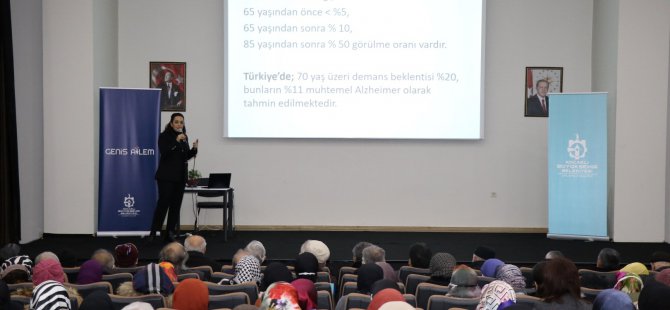 Büyükşehir’den Yaşlılar Haftasında  “sürdürülebilir hayat” konulu söyleşi