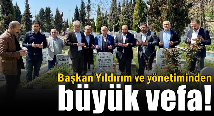 AK Dilovası’ndan büyük vefa!