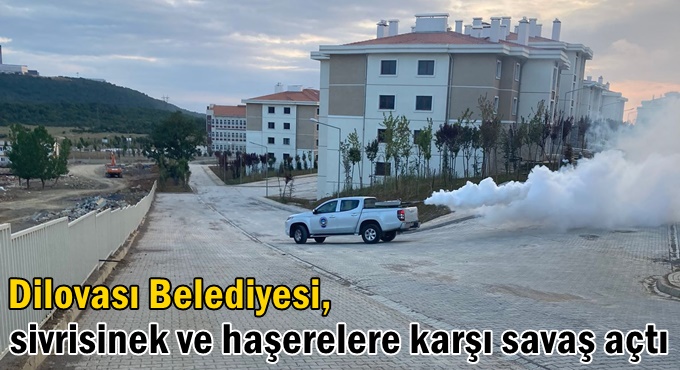 Dilovası Belediyesi, sivrisinek ve haşerelere karşı savaş açtı