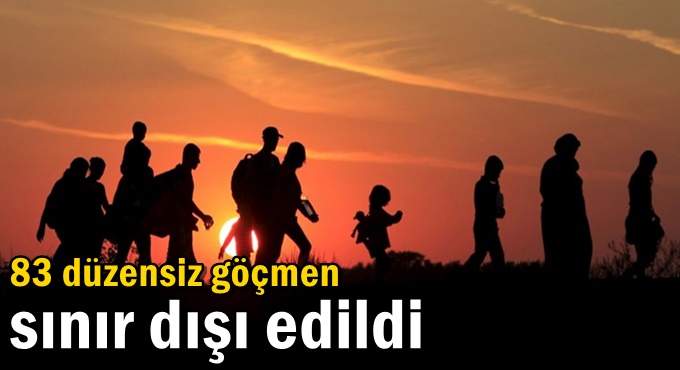 Kocaeli'den 83 düzensiz göçmen sınır dışı edildi