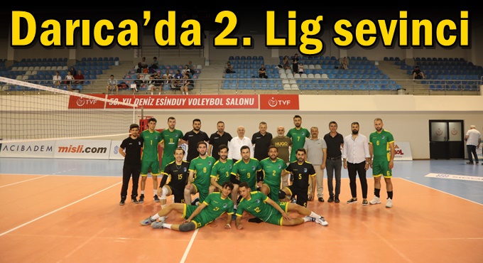 Darıca’da 2. Lig sevinci