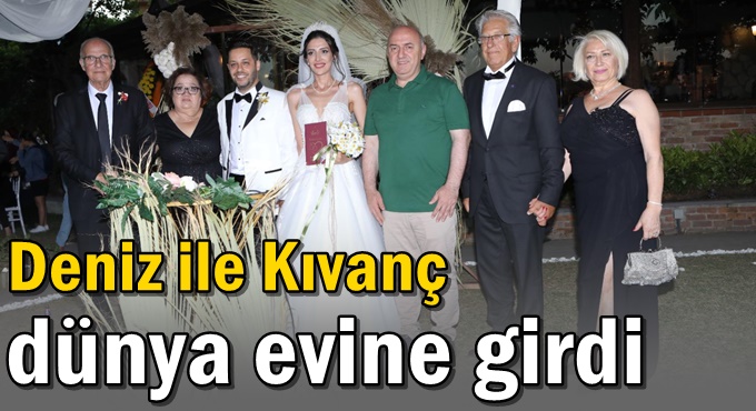 Deniz ile Kıvanç dünya evine girdi