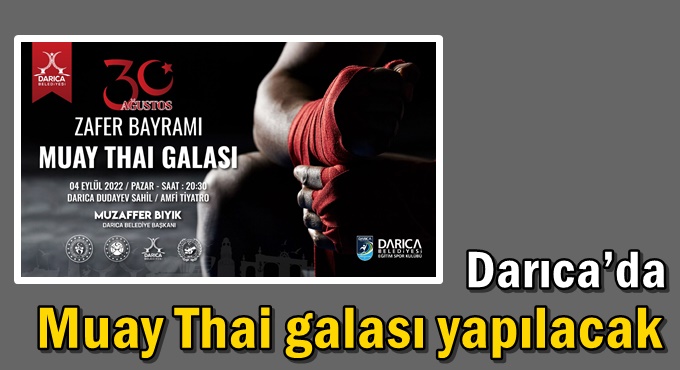 Darıca’da Muay Thai Galası Yapılacak