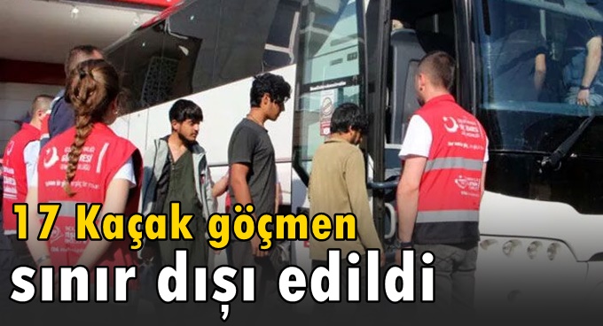 Kocaeli'de 17 düzensiz göçmen sınır dışı edildi