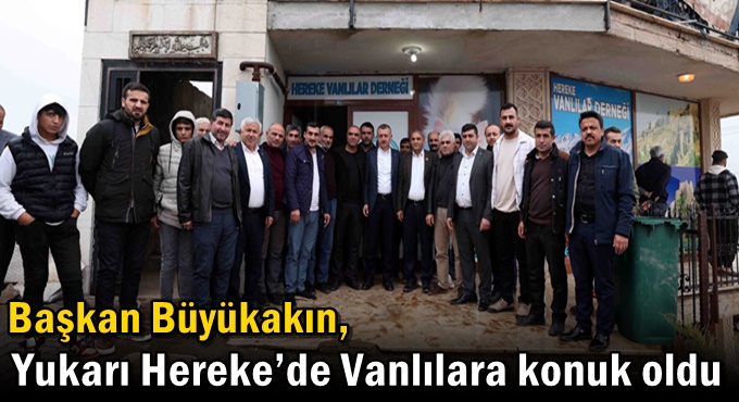 Başkan Büyükakın, Yukarı Hereke’de Vanlılara konuk oldu