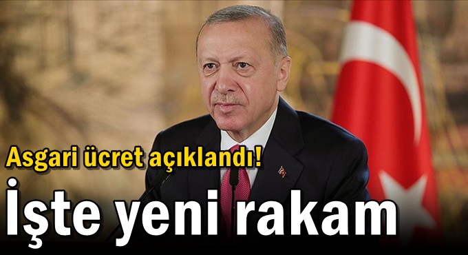 Asgari ücret açıklandı! İşte yeni rakam