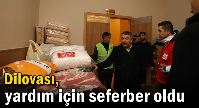 Dilovası, yardım için seferber oldu