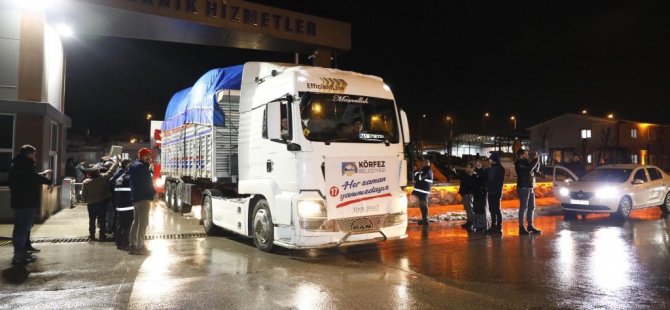 Körfez Belediyesi deprem bölgesinde