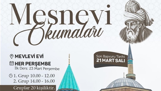 Büyükşehir’den Mesnevi Okumaları