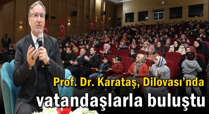 Prof. Dr. Karataş, Dilovası’nda vatandaşlarla buluştu