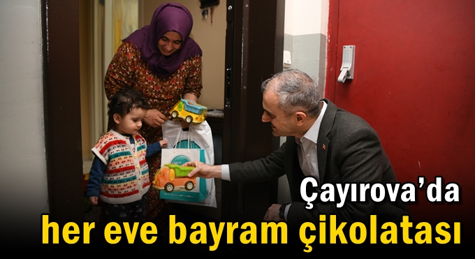 Çayırova’da her eve bayram çikolatası