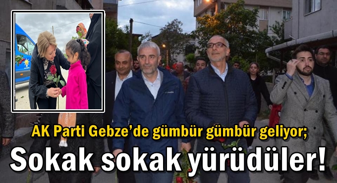 Sokak sokak yürüdüler!