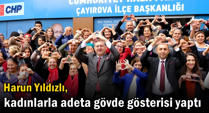 Yıldızlı, kadınlarla adeta gövde gösterisi yaptı