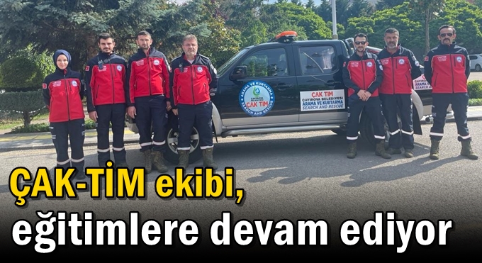 ÇAK-TİM ekibi, eğitimlere devam ediyor