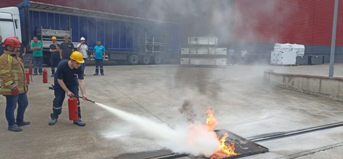 Büyükşehir İtfaiyesi eğitimlerine devam ediyor