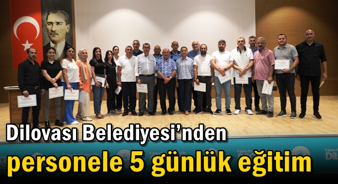 Dilovası Belediyesi’nden personele 5 günlük eğitim