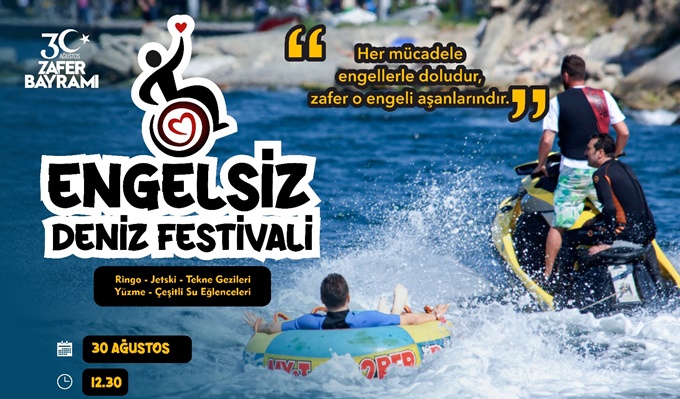 Büyükşehir’den 3. Engelsiz Deniz Festivali