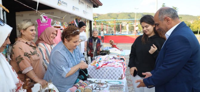 Başkan Söğüt, “Kadınlarımızın el emeği değer buluyor”