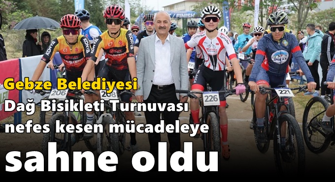 Gebze Belediyesi Dağ Bisikleti Turnuvası Nefes Kesen Mücadeleye Sahne Oldu