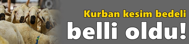 Kurban kesim bedeli belli oldu! Ali Erbaş duyurdu