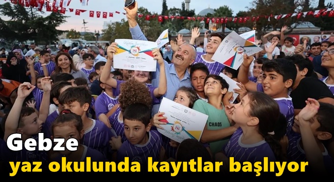 Gebze Yaz Okulunda Kayıtlar Başlıyor