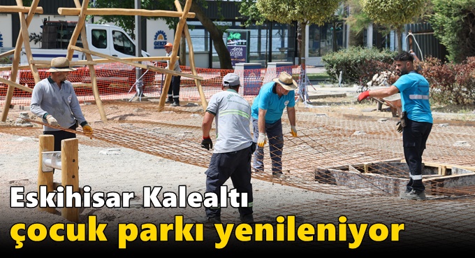 Eskihisar Kalealtı Çocuk Parkı Yenileniyor