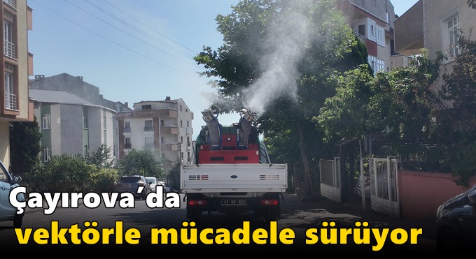 Çayırova’da vektörle mücadele sürüyor