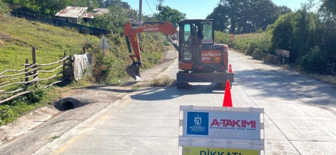 Büyükşehir A Takımı’ndan V kanalı temizliği