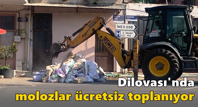 Dilovası'nda Molozlar Ücretsiz Toplanıyor