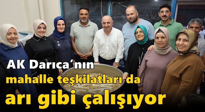 AK Darıca’nın mahalle teşkilatları da arı gibi çalışıyor