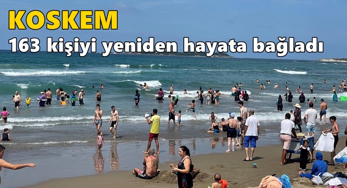 KOSKEM 163 kişiyi yeniden hayata bağladı