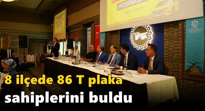 8 ilçede 86 T plaka sahiplerini buldu