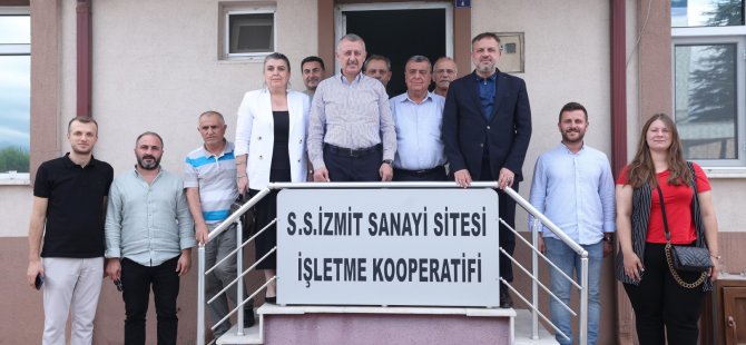 Başkan Büyükakın, Sanayi Sitesini ziyaret etti