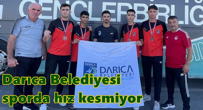 Sporda Darıca Belediyesi hız kesmiyor