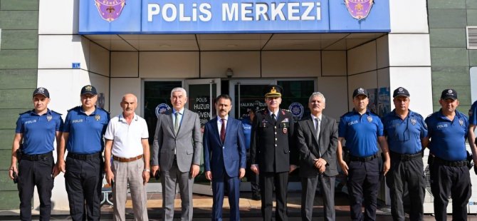 Vali İlhami Aktaş, Bekirpaşa Polis Merkezi’nde İncelemelerde Bulundu